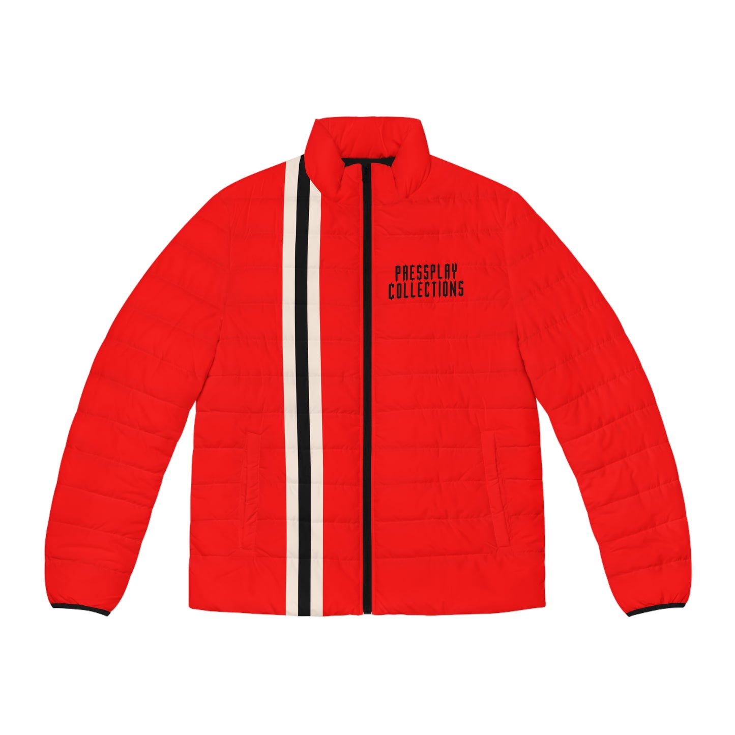 Red Pulse Men's Puffer Jacket